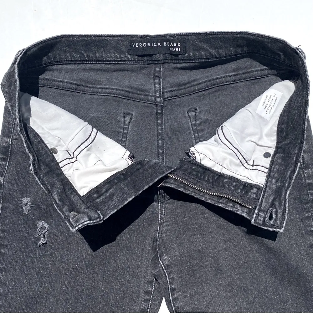 VERONICA BEARD Jeans Women’s Benzi Midrise Skinny Jean Black Wash - Image 6