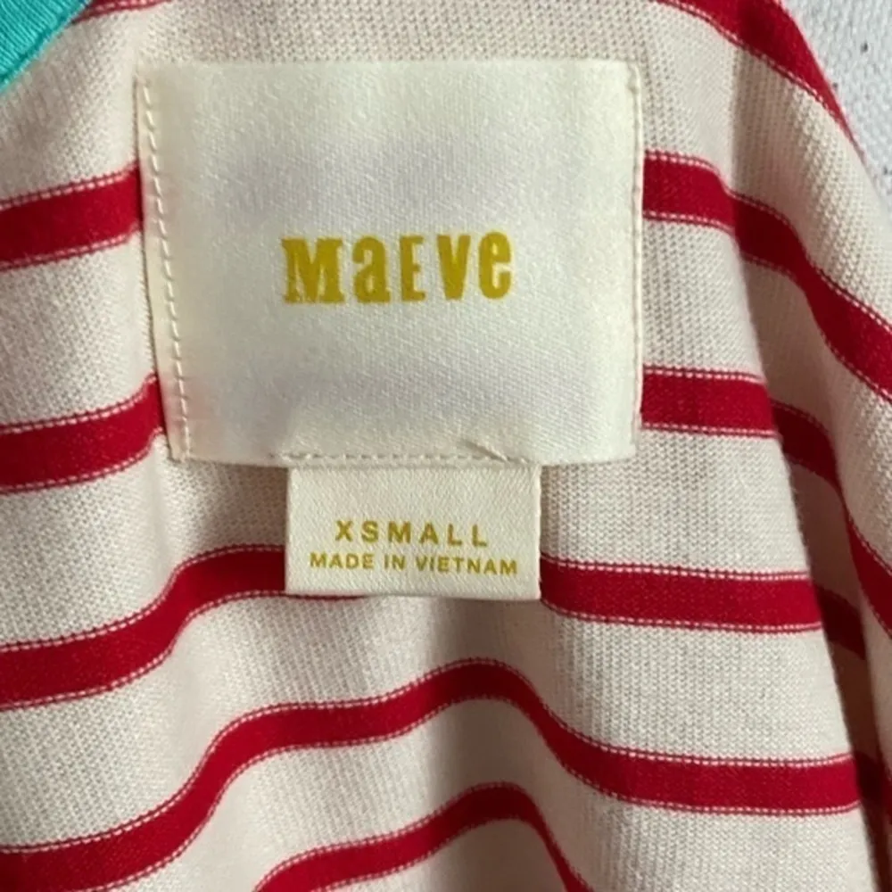 Maeve Anthropologie • Red Striped Marketa Dress - Image 62