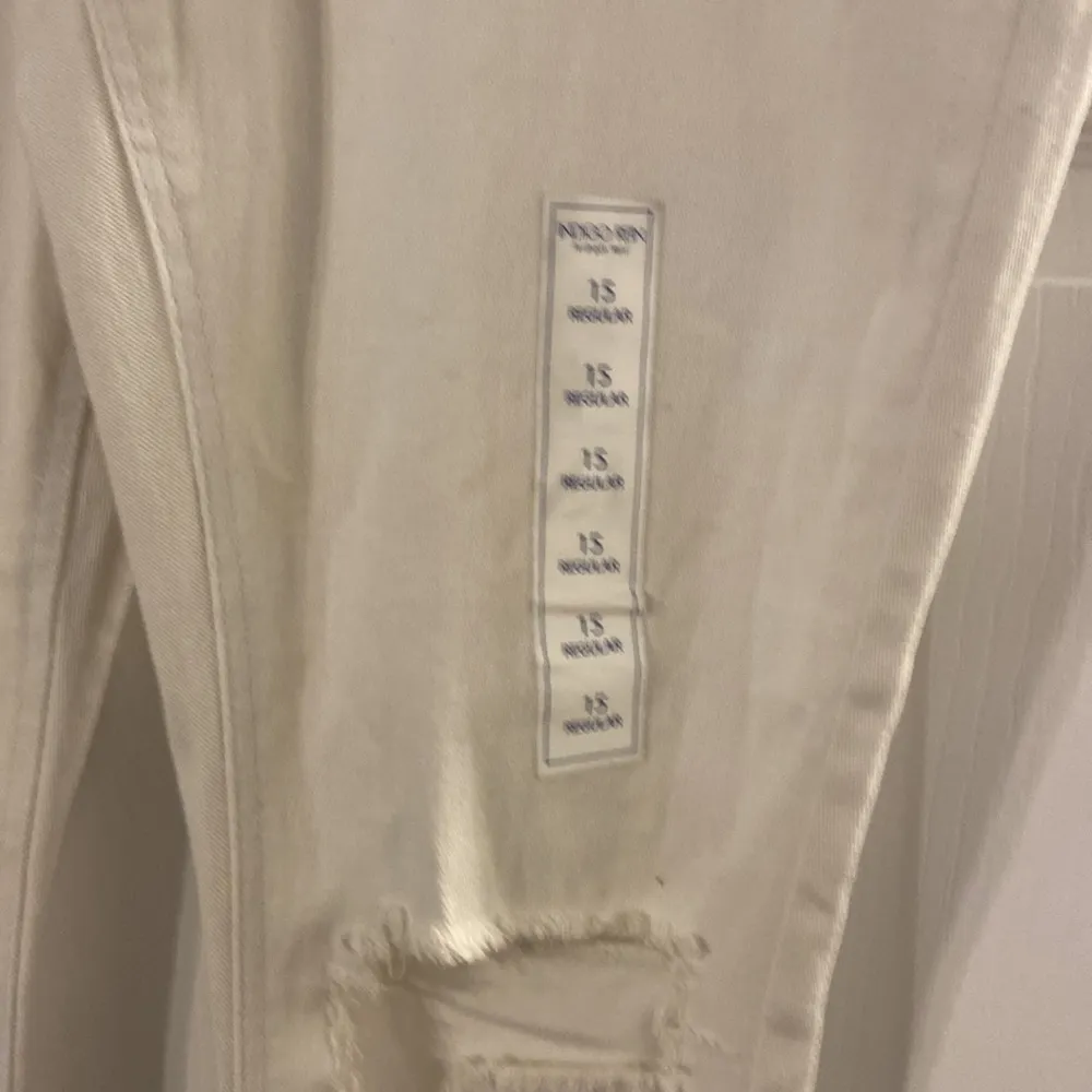 Indigo Rein Ankle White Jeans Pants size 15 R brand new with tags inseam 27” - Image 5
