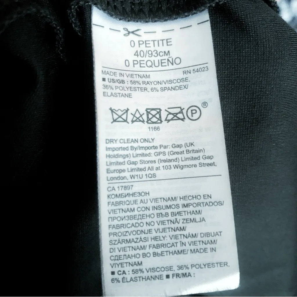 Banana Republic Sleeveless Black Cropped Jumpsuit 0P - Image 8