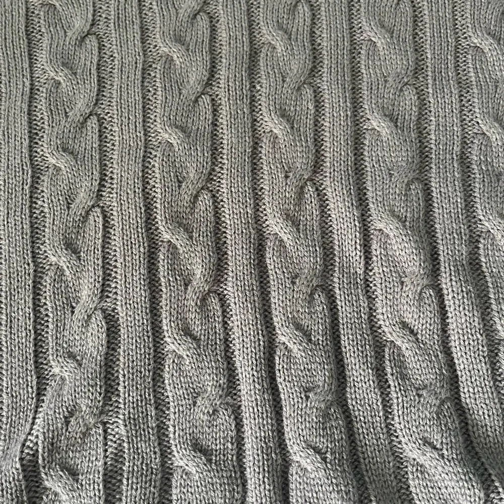 Cropped knitted sweater/shorts set Purple - Image 3