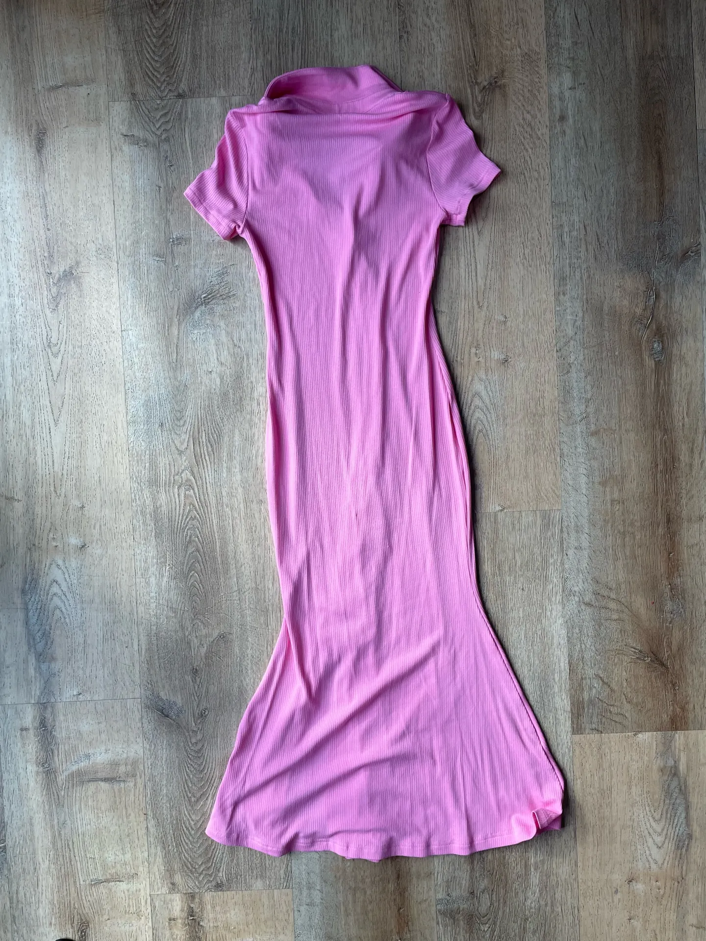 Petal + Pup Ribbed Button-Up Maxi Dress - Image 4