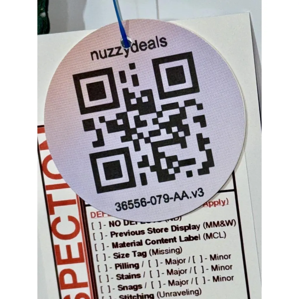 NEW Abercrombie & Fitch Green White Polka Dot Ruffle Smocked Midi Dress Size M - Image 9