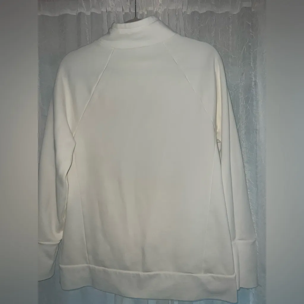 Fabletics Zaylee Funnel Neck Tunic Warm White size M -NWOT - Image 6