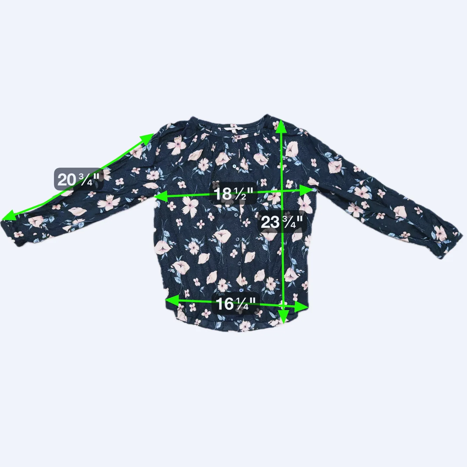 Rebecca Taylor Romantic Floral Silk Blouse 4 Black Dark Fairy Whimsigoth French - Image 10