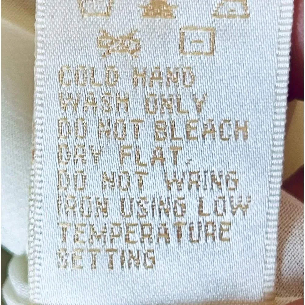 NEW 100% Silk Gold Hawk Golden Bloom Mia Cami size XS NWT - Image 11