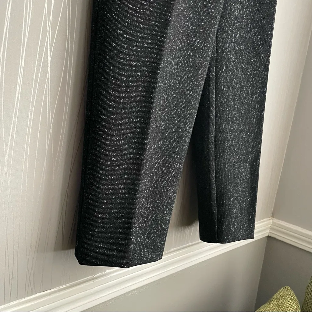 Loft Pants Women’s Size Medium Dress Pants Sparkly Glitter Pull On - Image 6