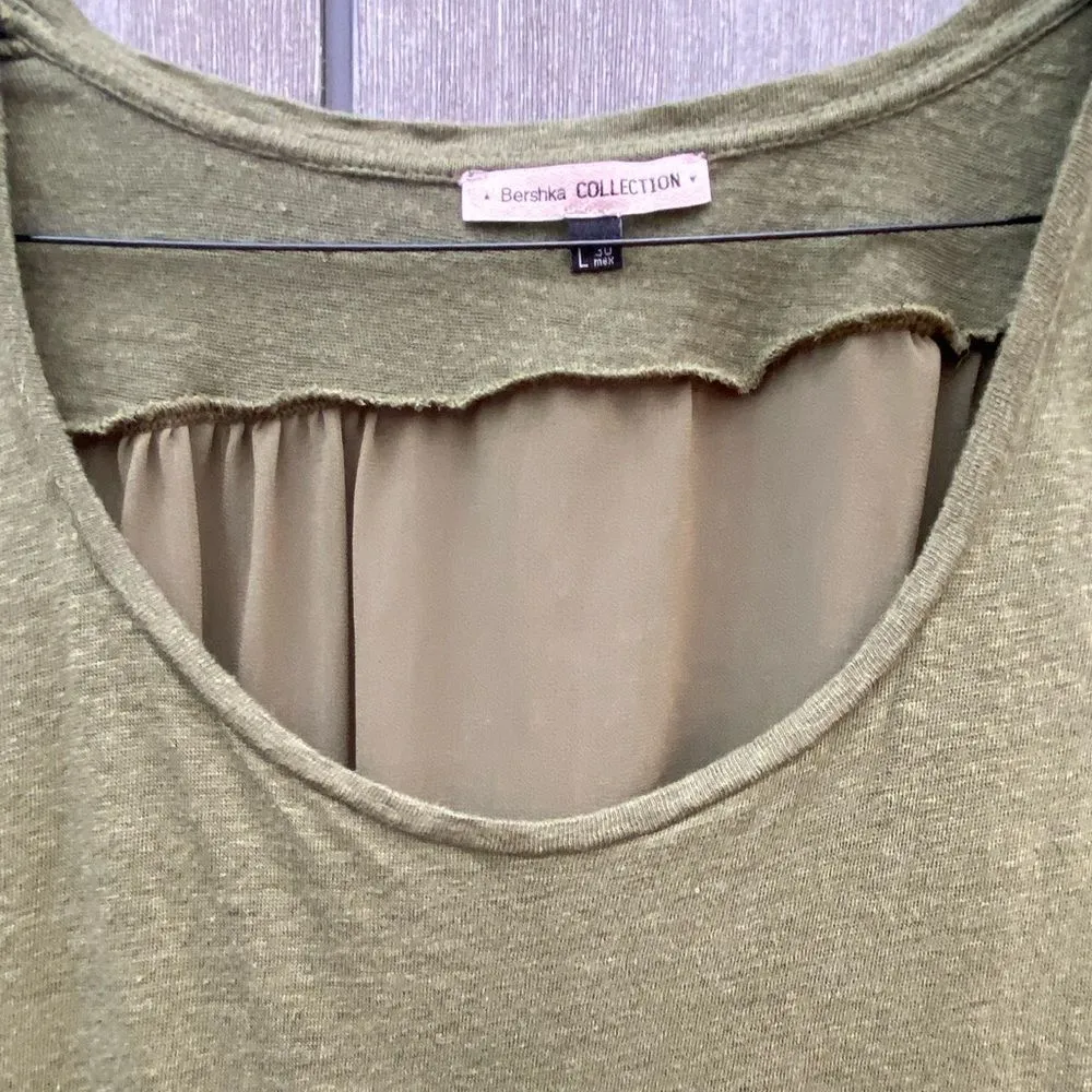 Bershka Collection Tank Top Green - Image 2