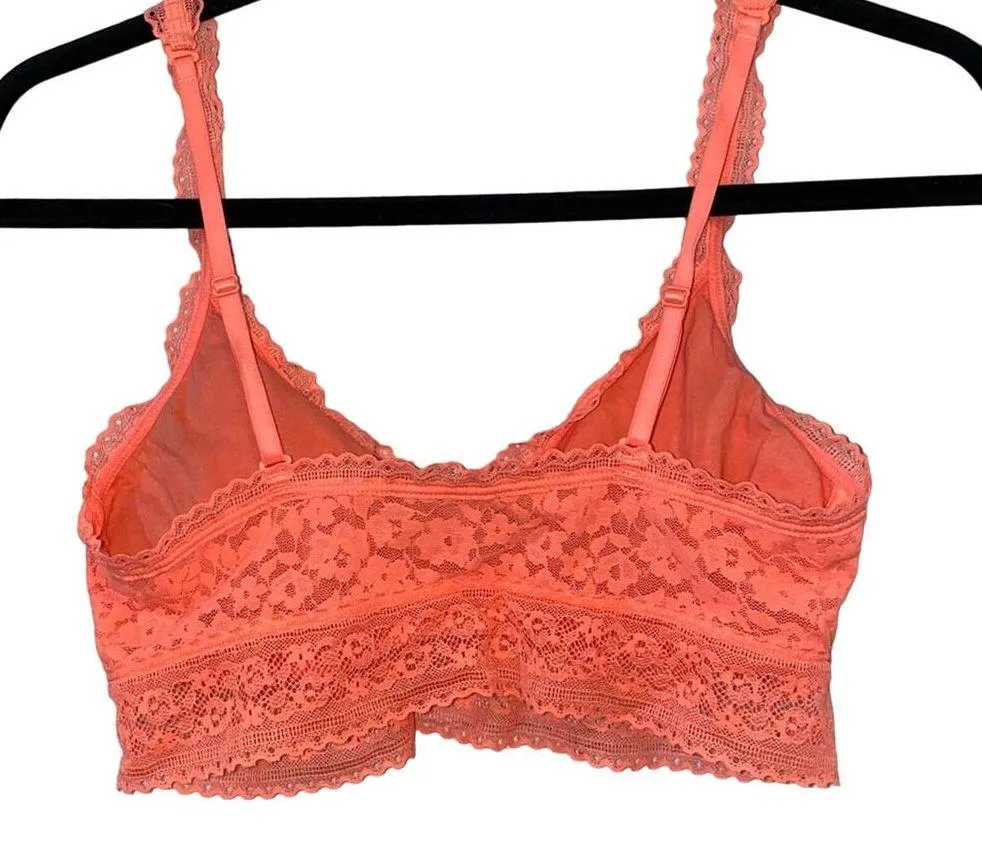 Bright Orange Lace Bralette - Image 3