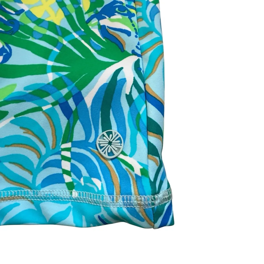 NEW Lilly Pulitzer Aila Skort Multi Via Parigi UPF50 Luxletic Skort XL Beach - Image 5