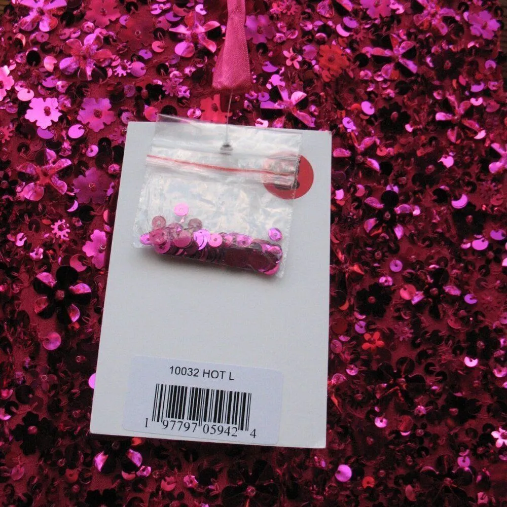 MAC DUGGAL 10032 Womens Quarter Sleeve High Neck Sequin Embellished Mini Dress - Image 14