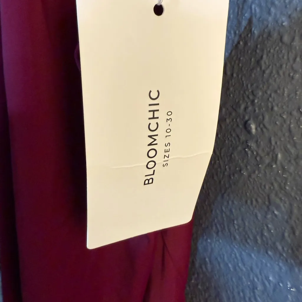 BloomChic Pink Ruffled Swim Top Size 18 - Image 2