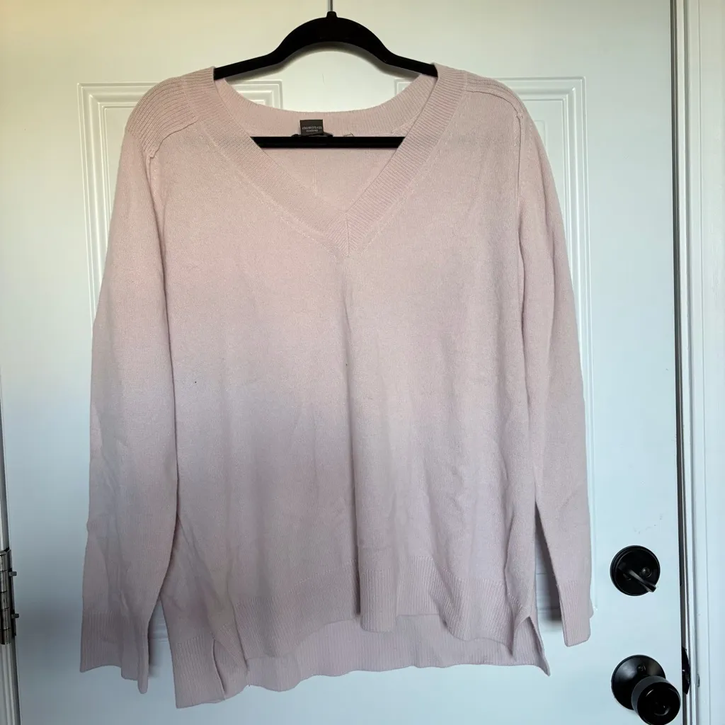 Pure Amici Women’s Cashmere Sweater Pink Size XL - Image 2