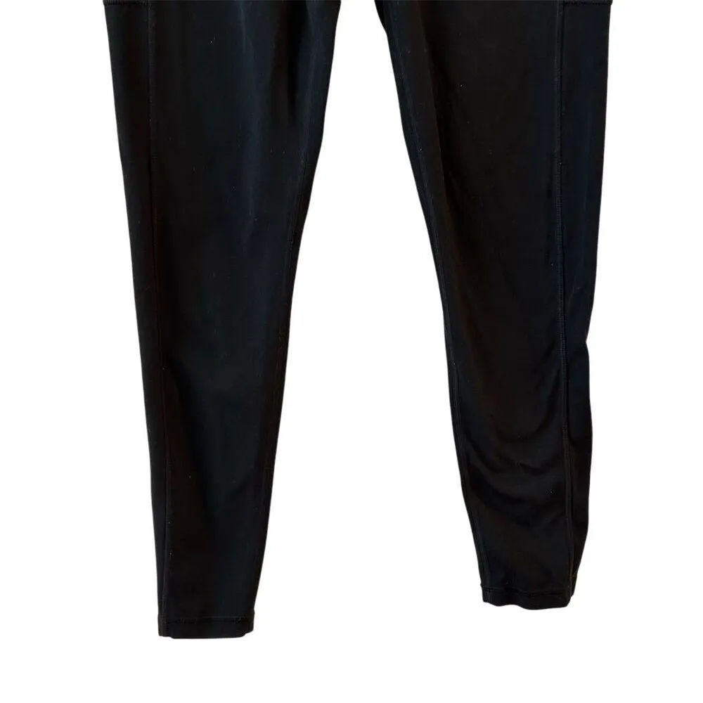 Prana Women's Black Ankle Leggings Large with Side Pockets - Image 3