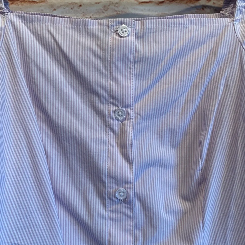 Who What Wear square neck button down stripe NWOT - Image 3