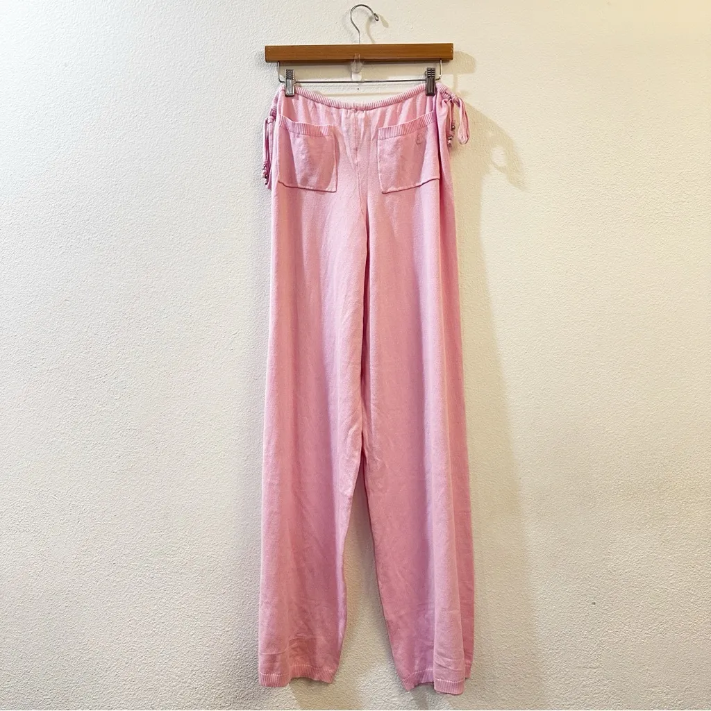 Frankie's Bikinis Breeze Low Rise Knit Pants Size Large Pink NWT - Image 9
