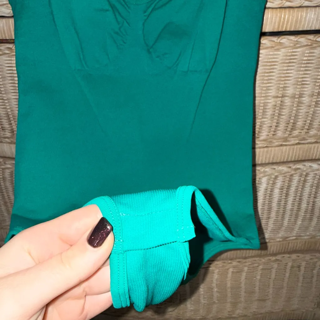 Green Compression Bodysuit Size M - Image 2