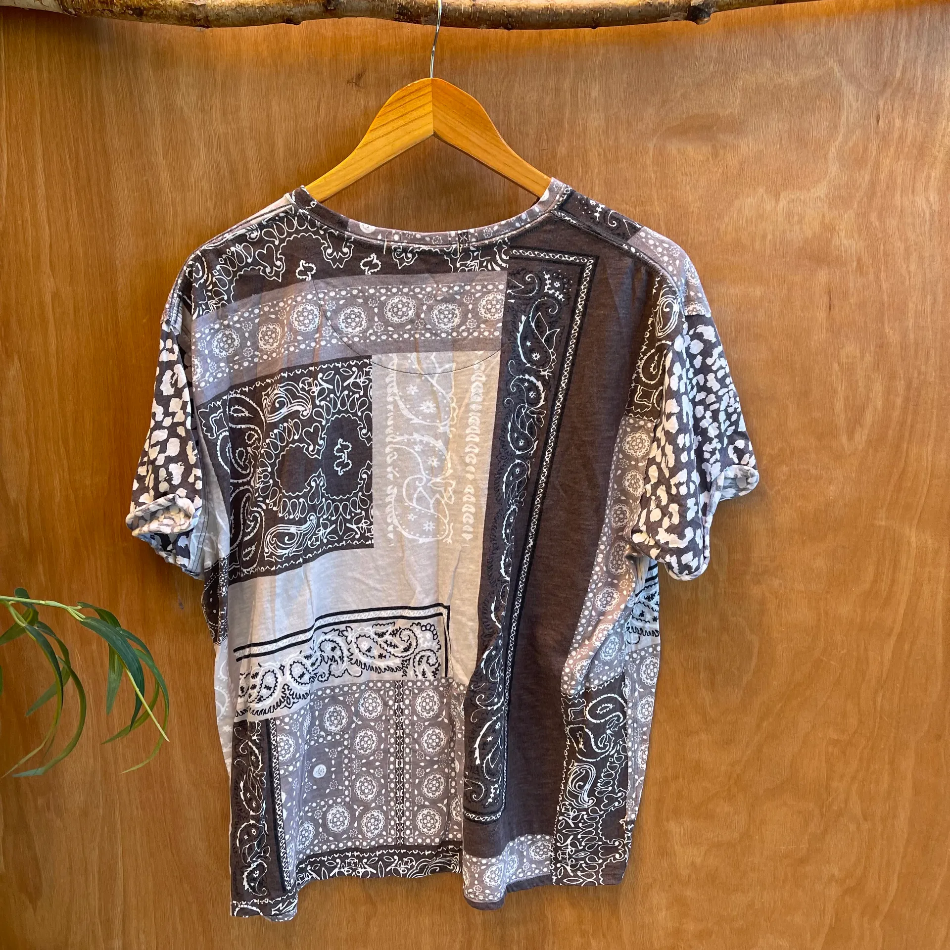 We The Free paisley patchwork tee - Image 2