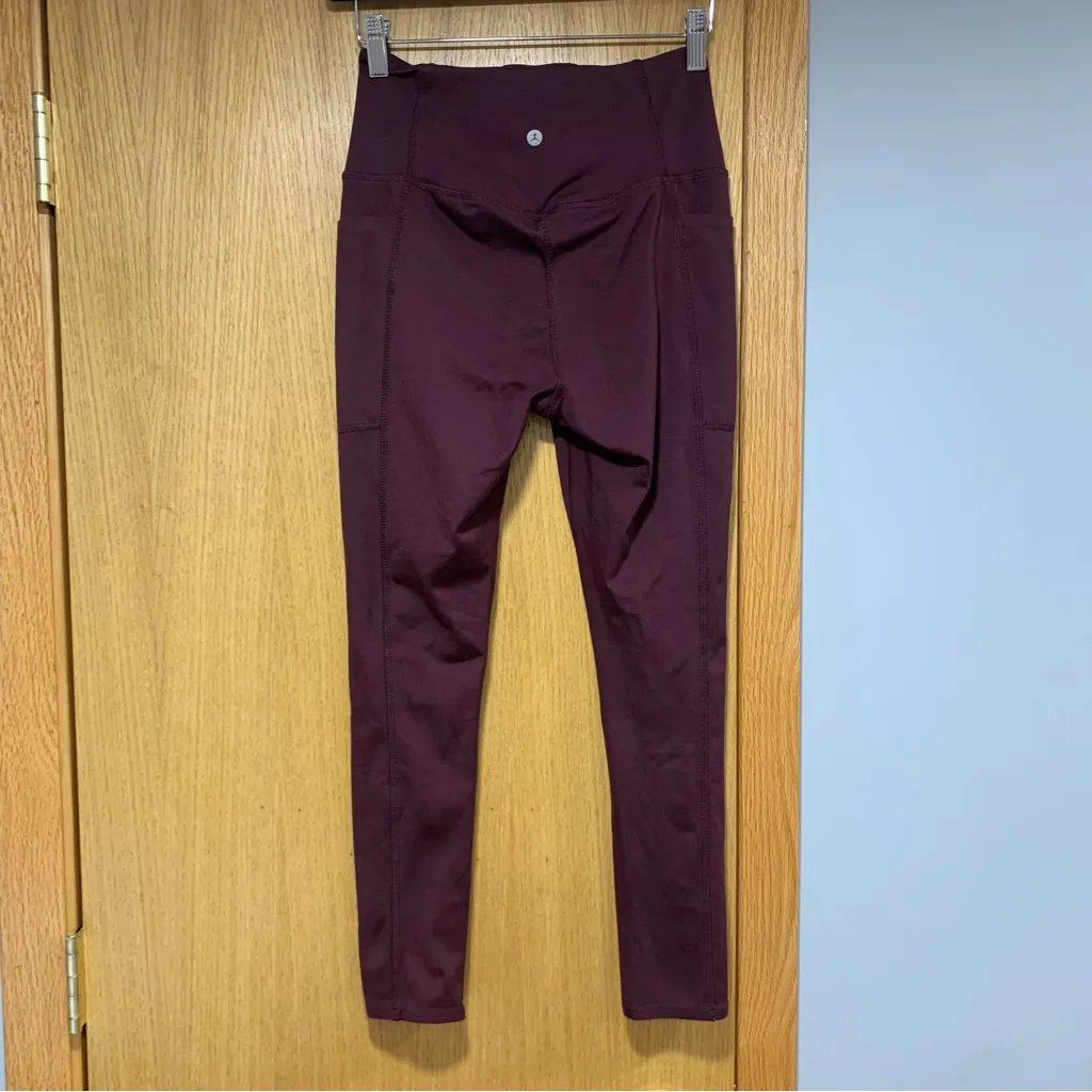 Danskin Burgundy Leggings - Size Small - Image 2