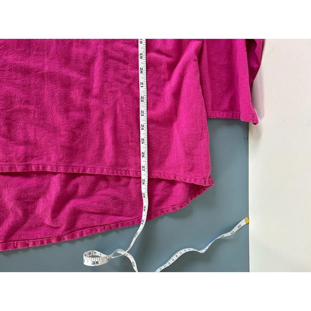 Soft Surroundings womens top pink size 2X long sleeve tunic round neck - Image 7