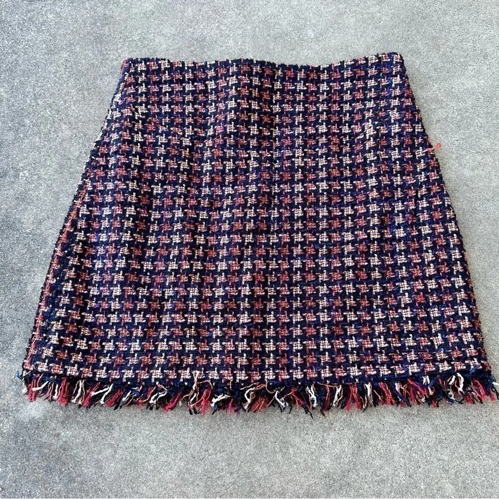 NBD Revolve Shelby Tweed Mini Skirt Womens Medium - Image 2