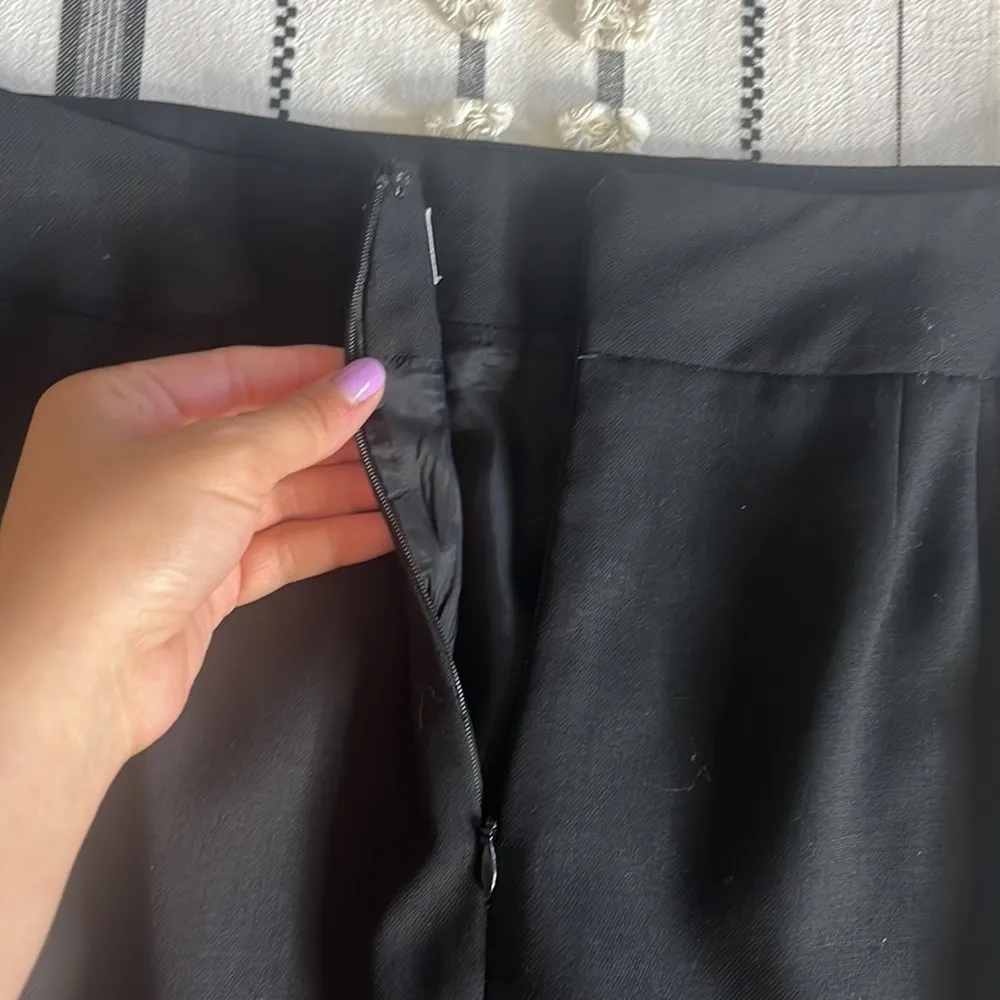 Ann taylor loft • wool rose embroidered pencil skirt vintage - Image 6