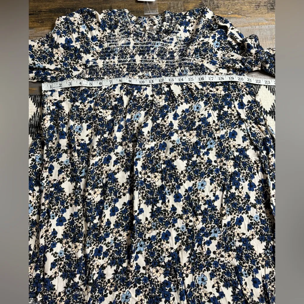 Free People Flowers In Her Hair Smock detail Tunic Top - Image 8