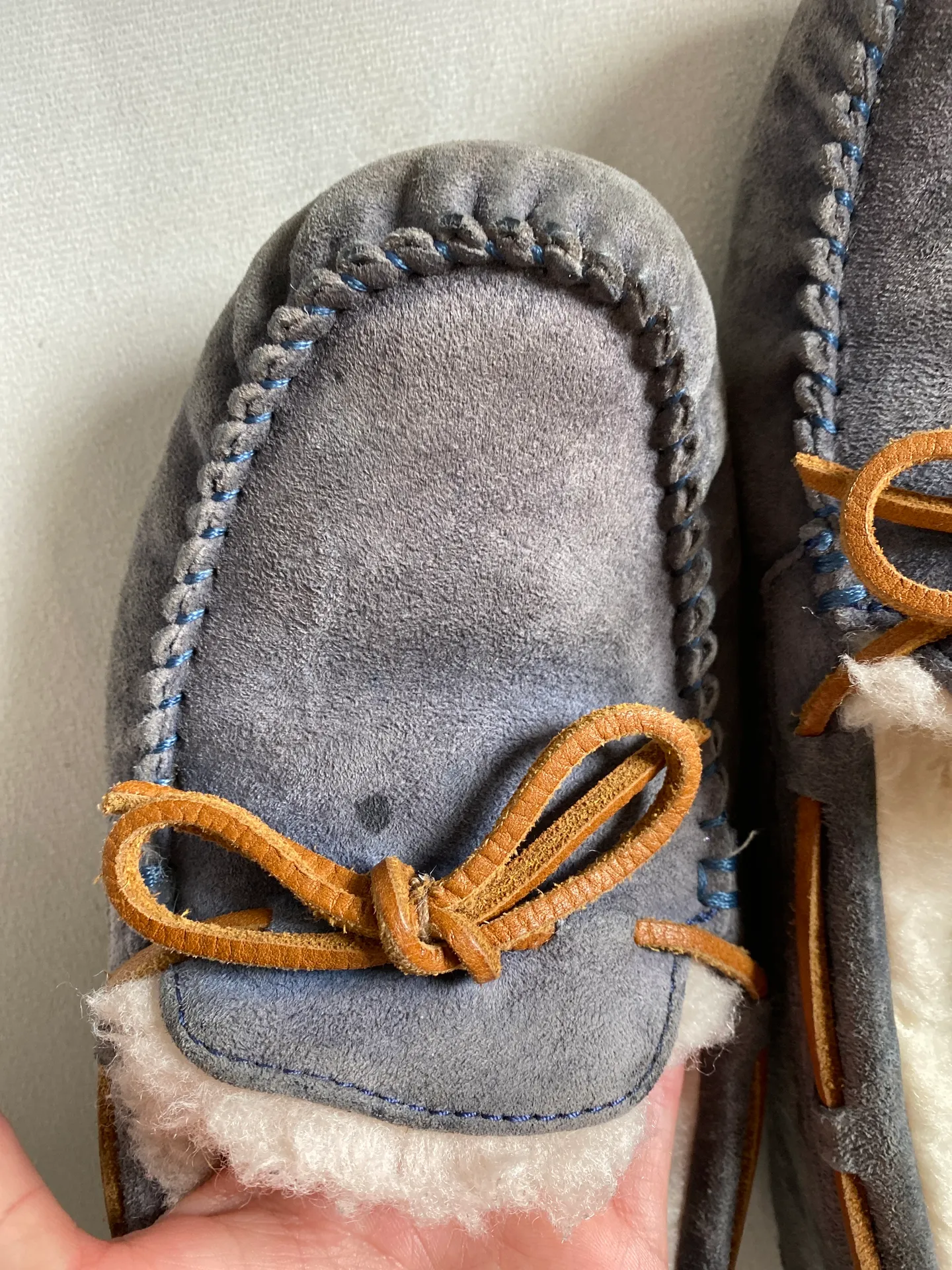 UGG Navy Blue Slippers - Image 5