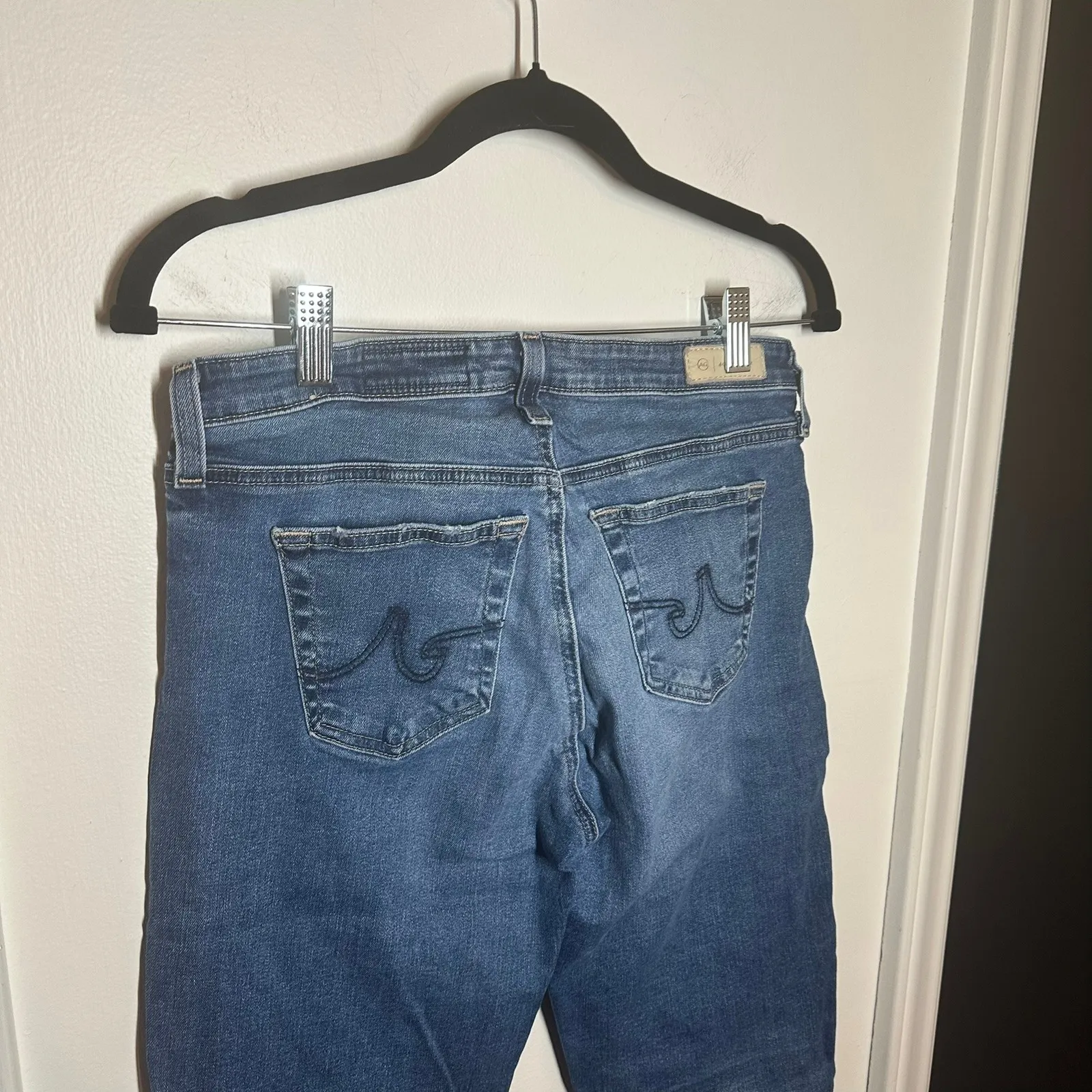 AG Jeans Angel Low-Rise Boot Cut Jeans Women's Size 29 Medium Wash Denim - Image 5