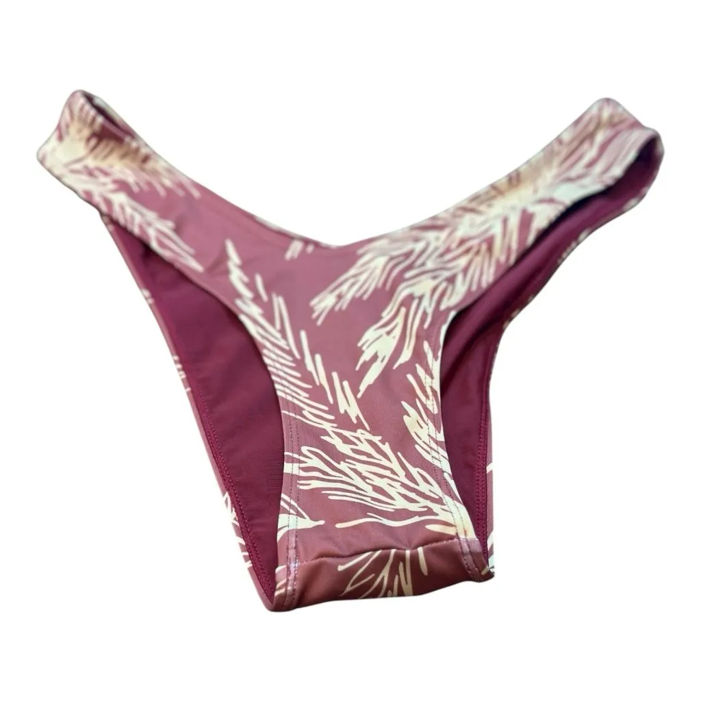 Charlie Holiday Valerie Bikini Bottom Medium Brown Isle Of Palms Tropical Beach - Image 4