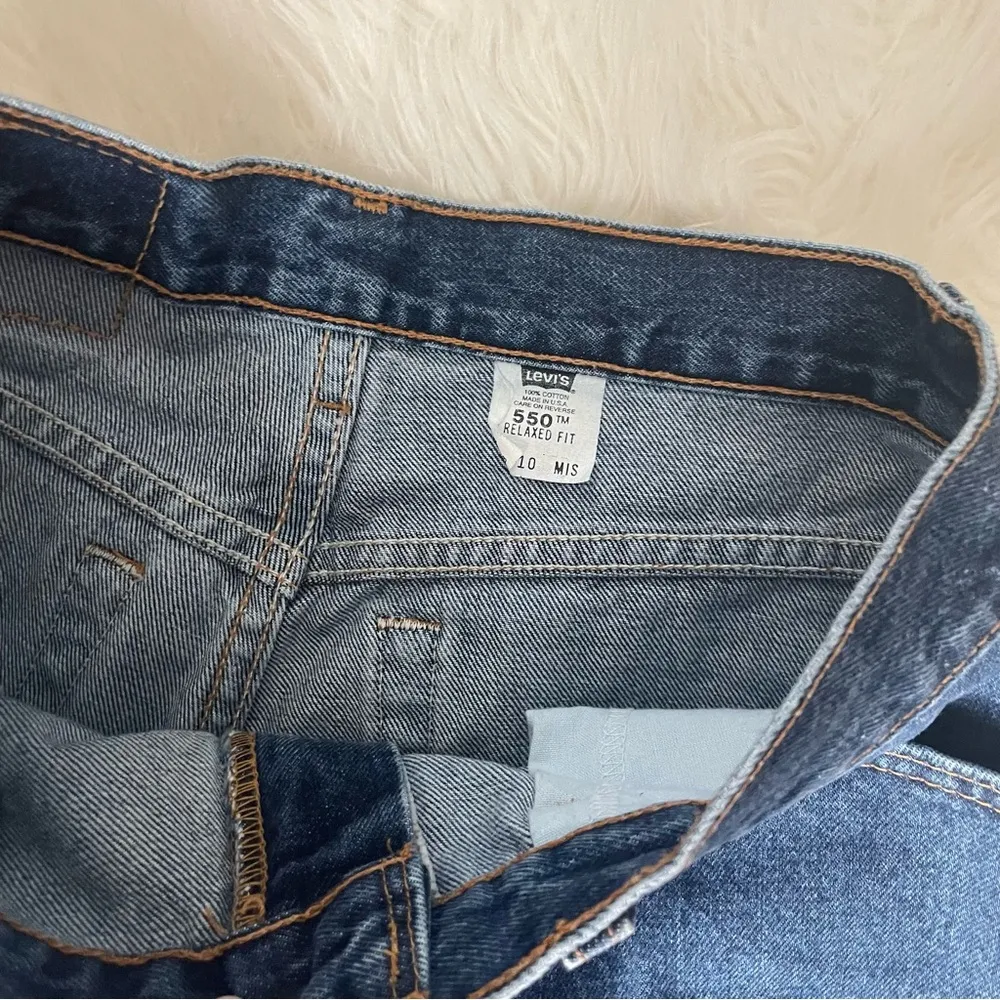 Vintage Levi’s Jean Shorts MADE IN USA Dark Wash - Image 2