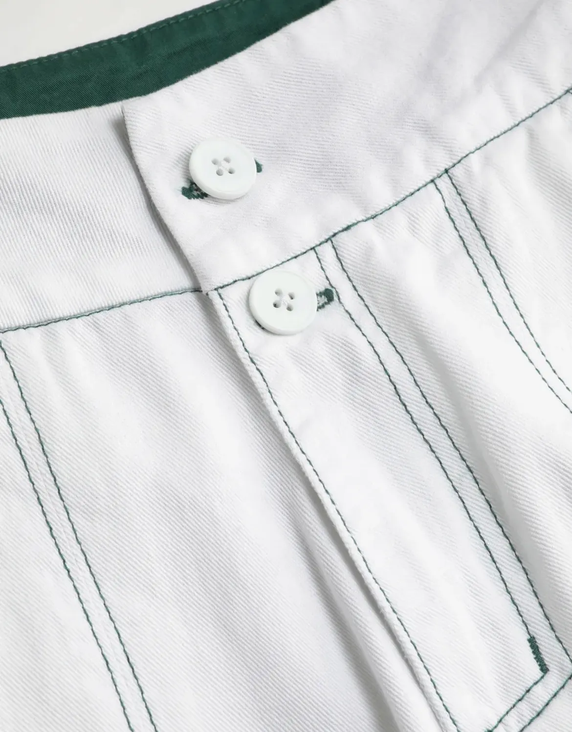 Cider White & Green Flare Pants - Image 4