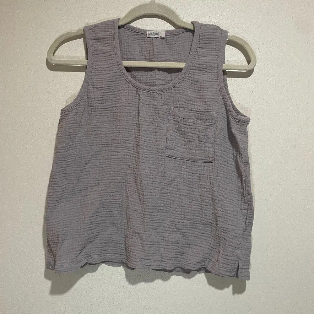 Barefoot Dreams S Malibu Collection Sun Soaked Tank & Cropped Pant Matching Set - Image 2