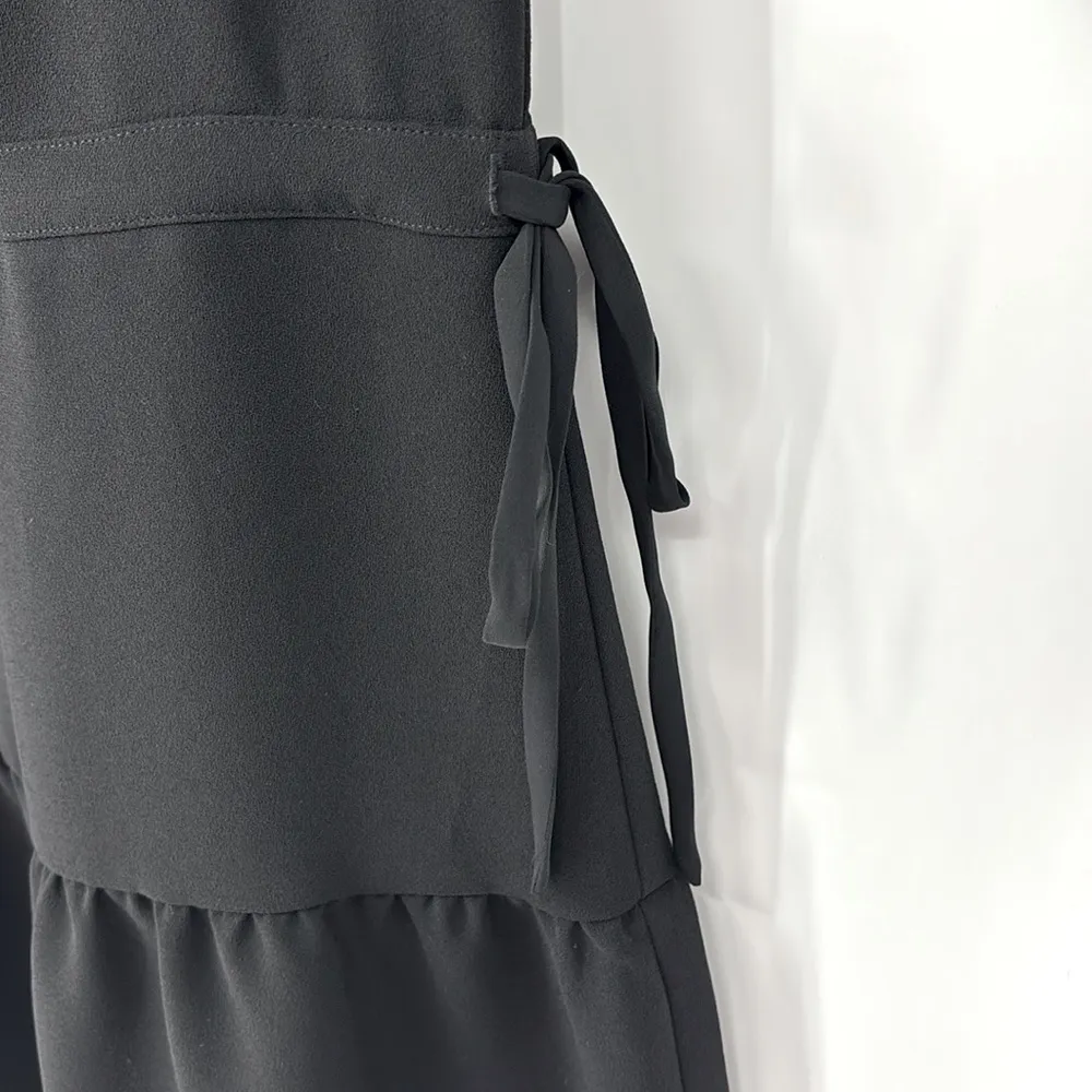 ALL SAINTS Lin Long Sleeve Dress Women’s Size 10 in Black in EUC! - Image 4