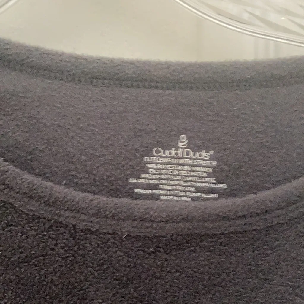 FINAL MARKDOWN Cuddl duds fleece top large - Image 2