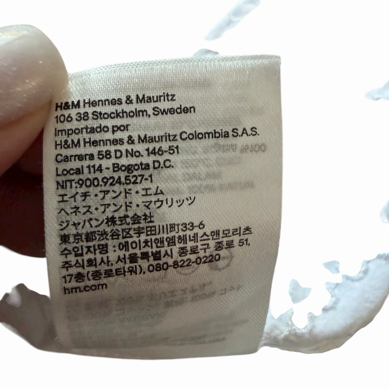 H&M Women's White Eyelet Cotton Tank Top Small Eyelet Lace Cami Romantic Boho - Image 8