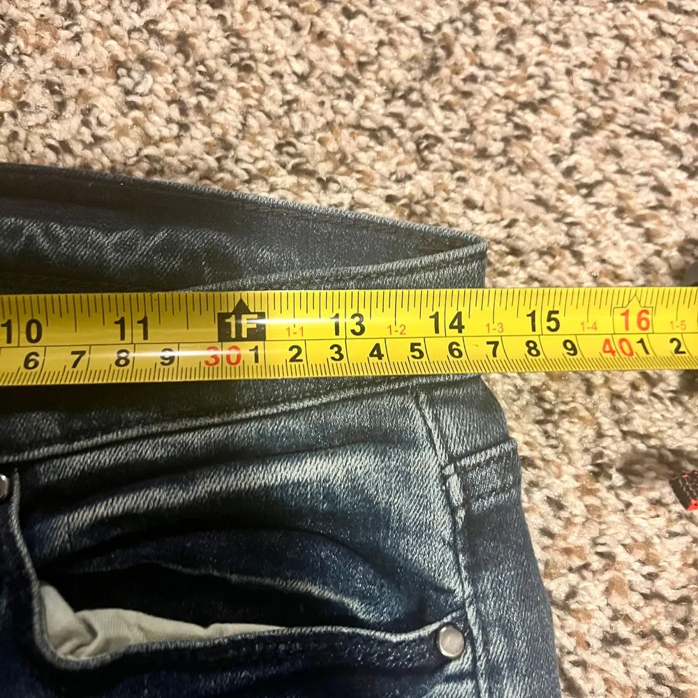 DKNY Skinny‎ Jeans Classic Medium Wash Denim Straight Leg Pants - Image 2