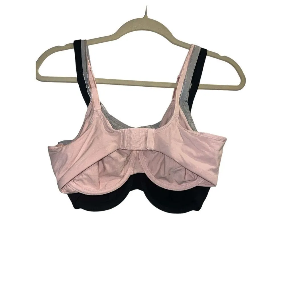 ✨Fruit of the Loom T-Shirt Sz Large Bra 3 Pack (Black, Gray & Blush)✨ - Image 8