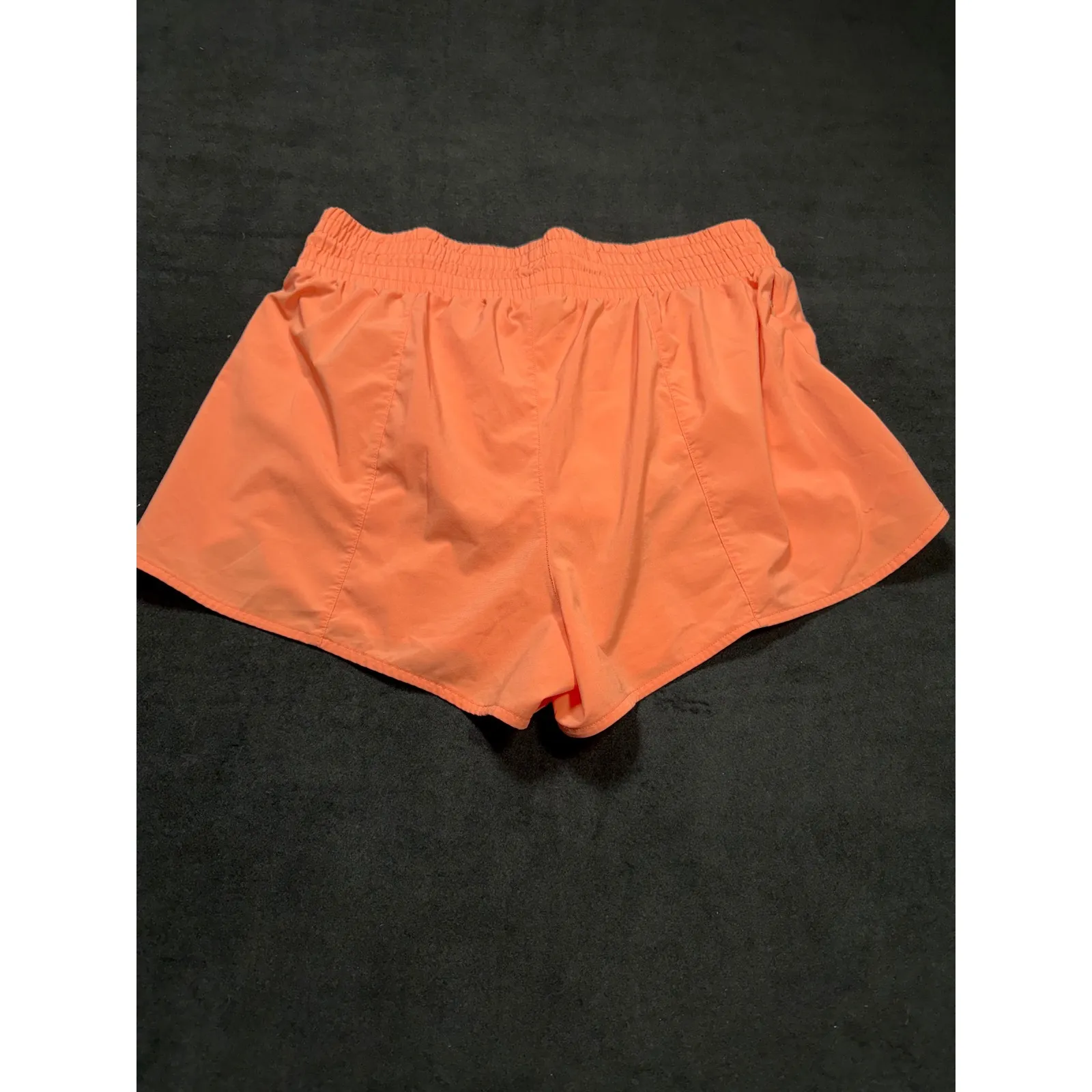 All in Motion Womens Athletic Shorts Orange Elastic Waist Drawstring Size L - Image 4