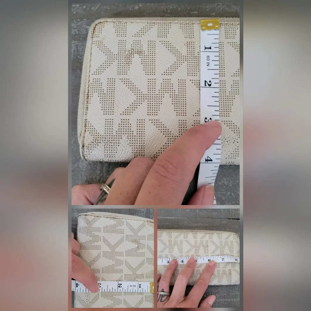 Michael Kors Cream and Brown Tote Bag Set * Flawed* - Image 13