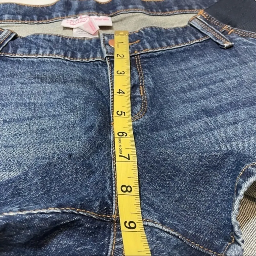 NWT Under Belly  Blue Jean Shorts Stretch Medium Wash Denim New - Image 14