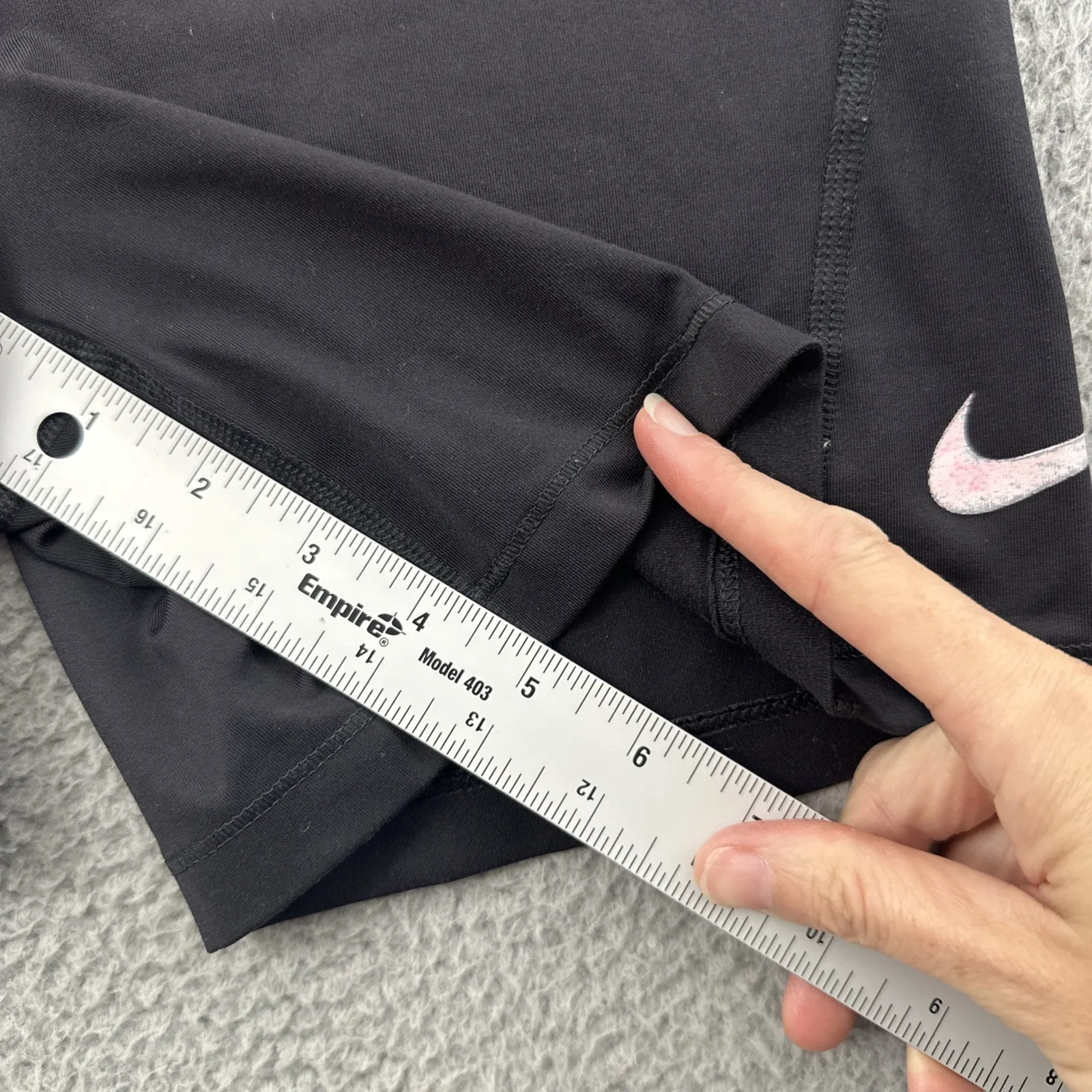 Nike Dri Fit Victory Compression Shorts 5" Athletic Gym Training Women Large - Image 9