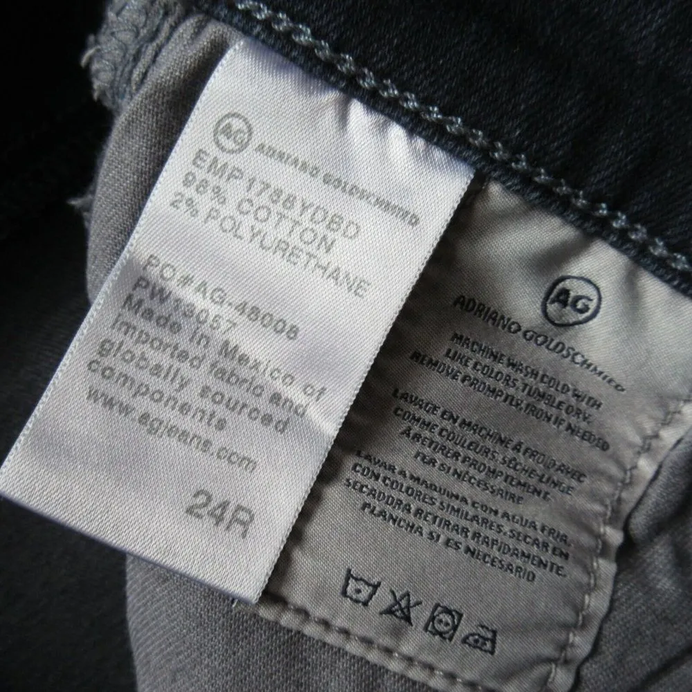 NWT Adriano Goldschmied AG Abbey in Yardbird Super Skinny Ankle Jeans 24 - Image 5