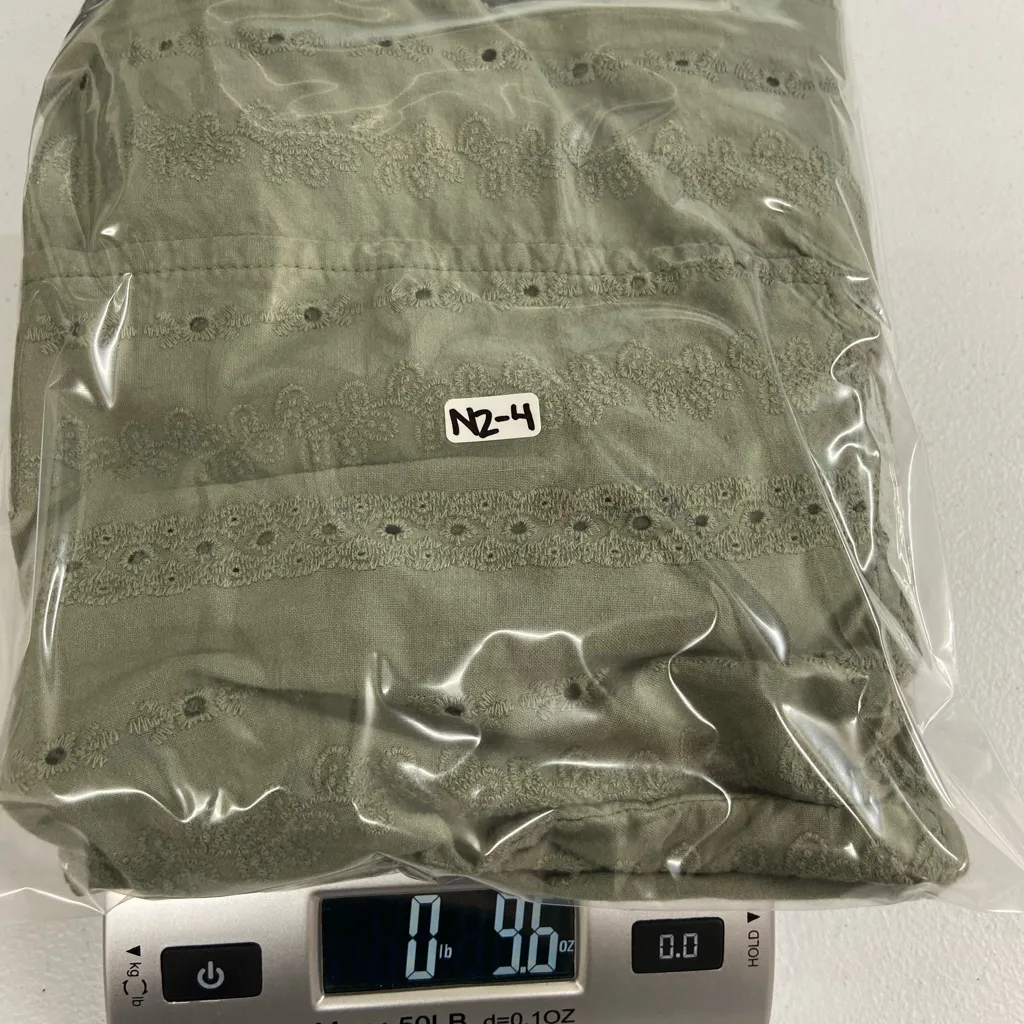 NWOT vintage Faded Glory women’s‎ khaki green eyelet lace cottagecore y2k jacket - Image 7