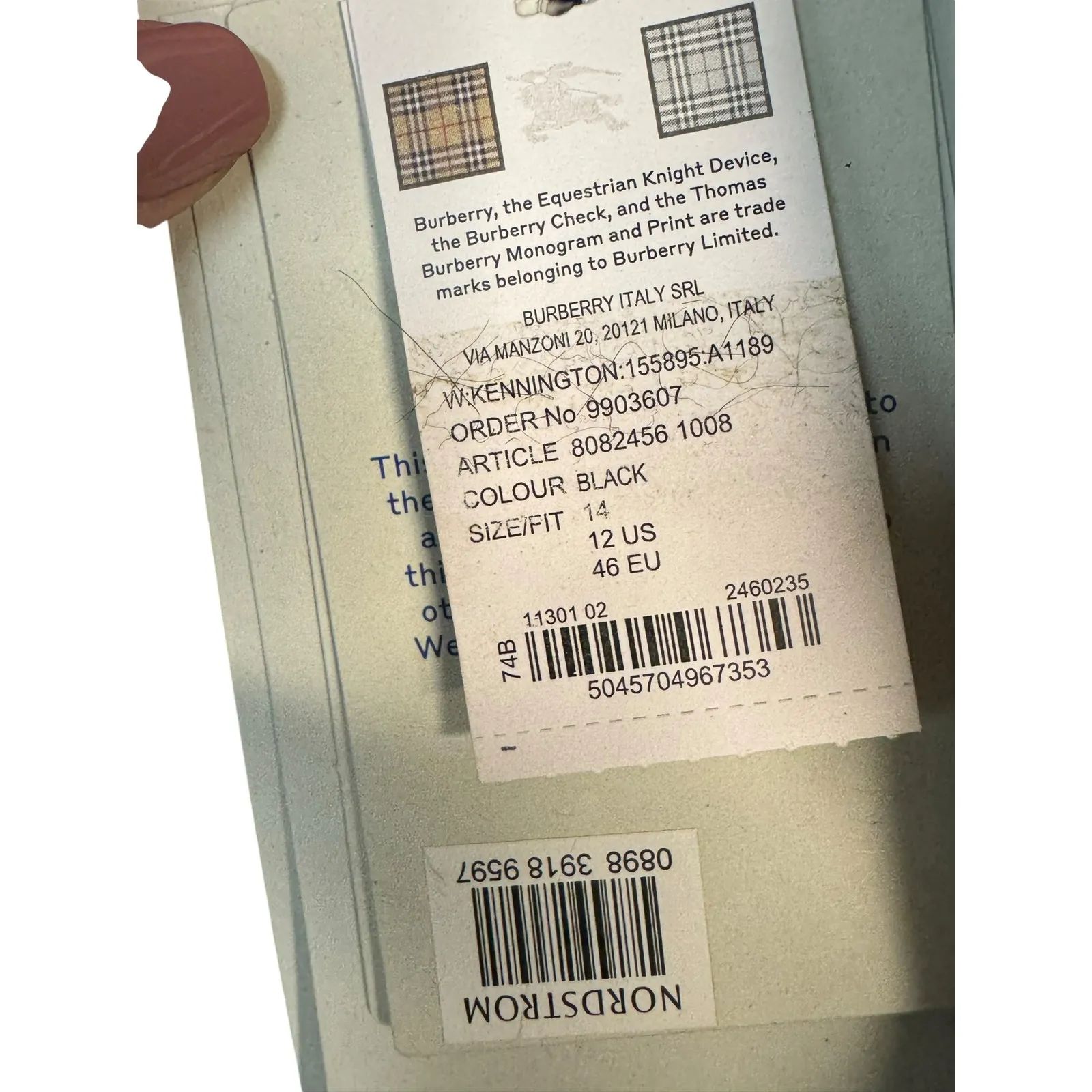 Burberry NWT Kennington Oversized Trench Coat w/Faux Fur Trim in Black Size 12 - Image 9