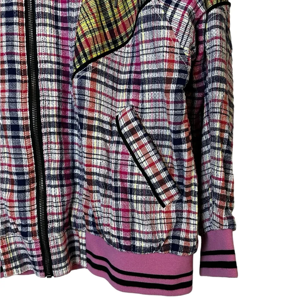 Free People Penny Plaid Jacket Size Small - Image 11