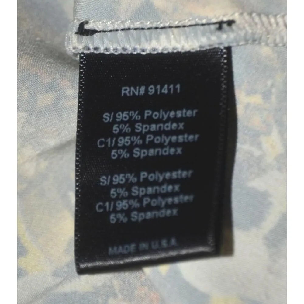 Clover Canyon Top Women's S Chiffon Multicolor Mixed Print Blouse Sleeveless - Image 8