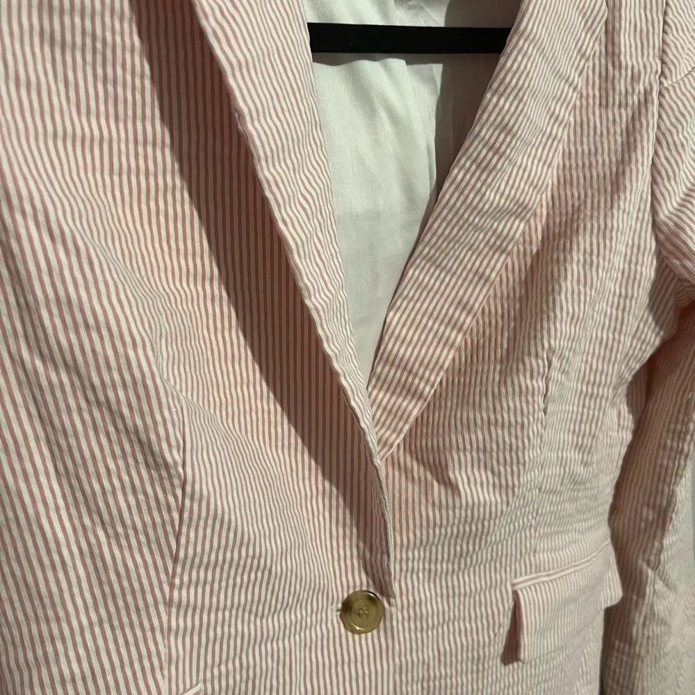 Dalia Pinstripe Blazer Size M - Image 12