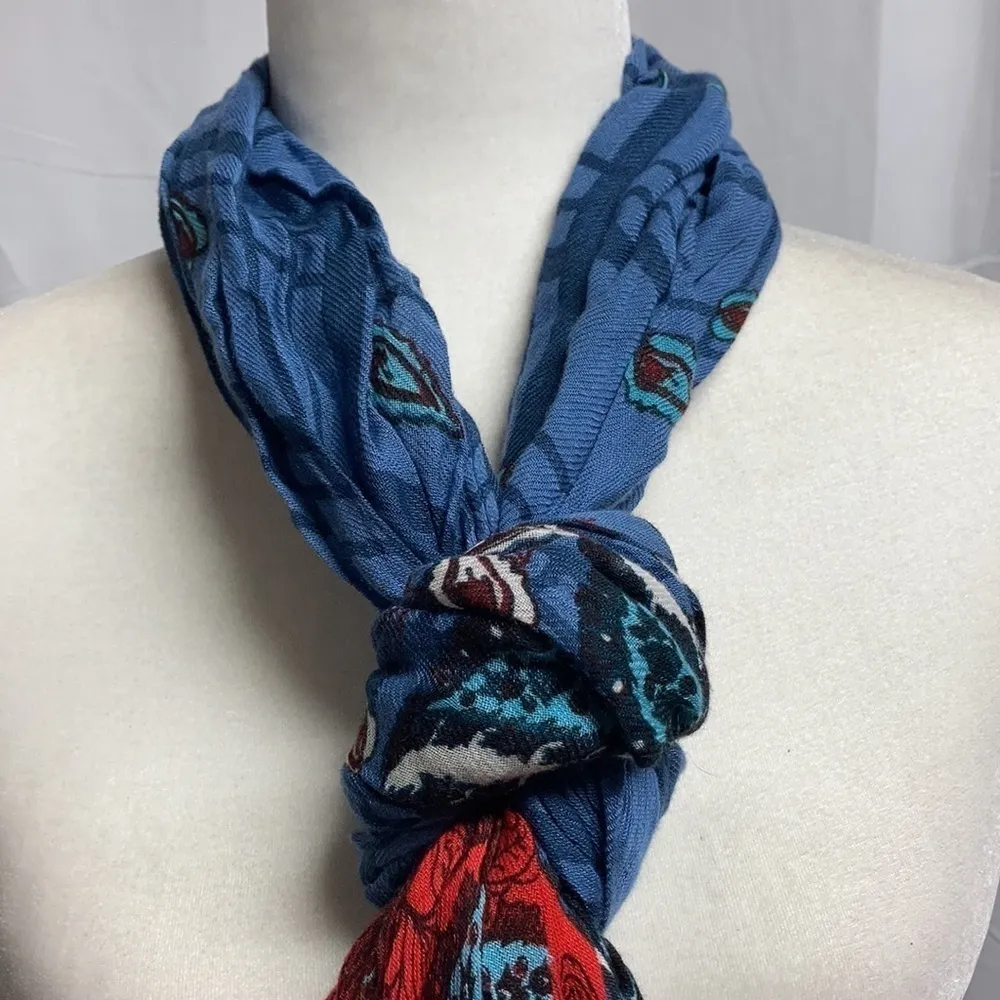 Ann Taylor LOFT Plaid & Paisley Scarf - Image 3