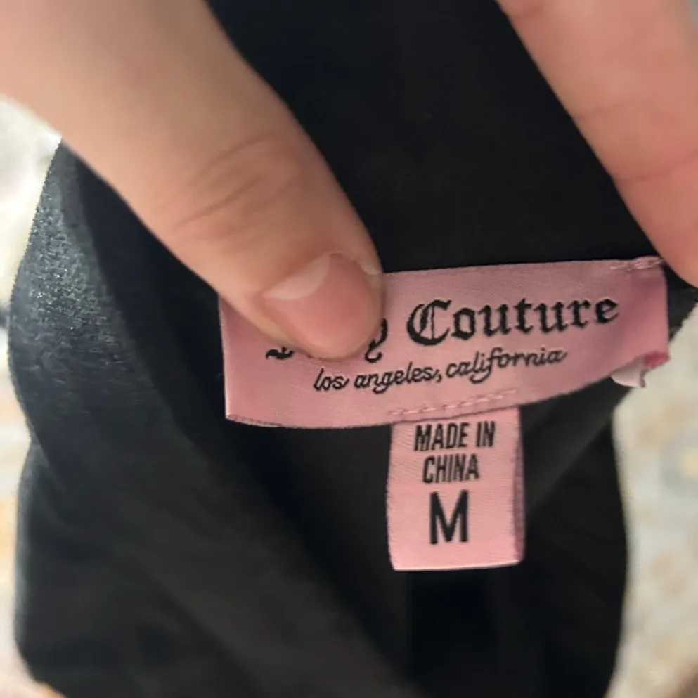 juicy tracksuit black mcbling size l jacket and size m pants - Image 5